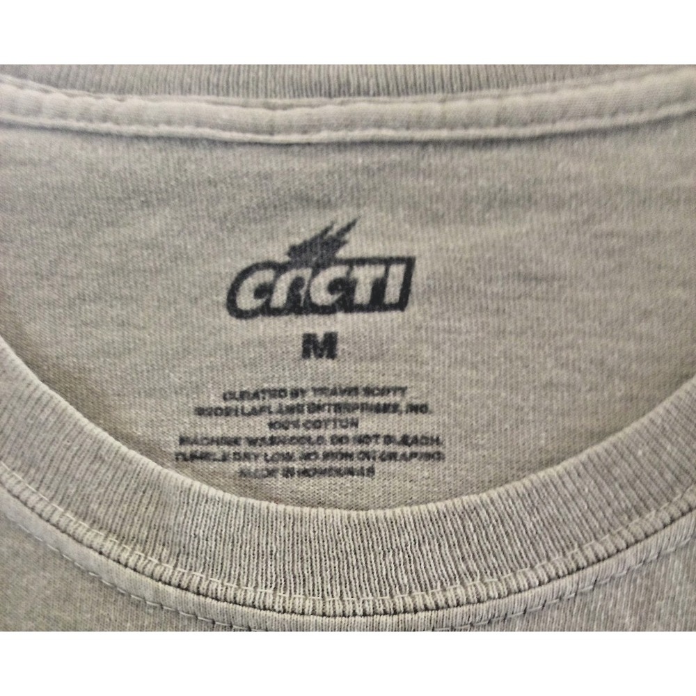 Travis Scott Cacti Hard Seltzer Eric Andre Ad Graphic T Shirt Size Medium - Picture 3 of 3